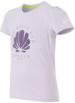 Regatta Kinderen/kinderen bosley viii zeeschelp t-shirt Paars - 170/176