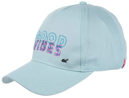 Regatta Kinderen / kinderen cuyler iii good vibes baseball cap - maat One size Blauw