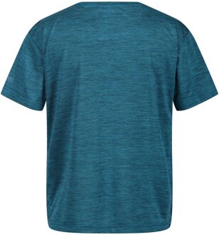 Regatta Kinderen/Kinderen Findley Keep Going Heart Marl T-Shirt (Gulfstream) Blauw - 7-8J / 122-128cm