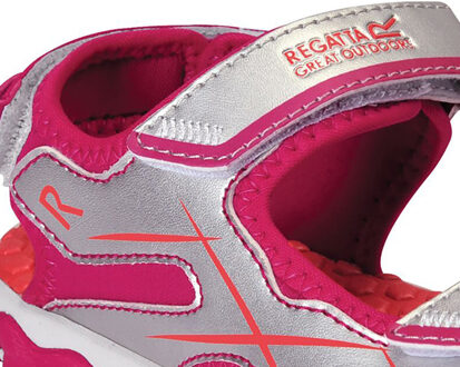 Regatta Kinderen/Kinderen Kota Drift Sandalen (Zilver/Duchess Roze) Veelkleurig