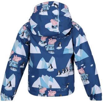 Regatta Kinderen/kinderen muddy puddle peppa pig winter scene padded waterproof jacket Blauw