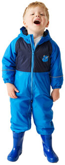Regatta Kinderen/kinderen mudplay iii monster waterdicht plaspak Blauw - 80