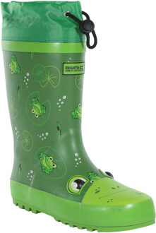 Regatta Kinderen/kinderen mudplay jnr frog square wellington boots Groen - 23