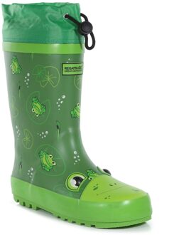 Regatta Kinderen/kinderen mudplay jnr frog square wellington boots Groen - 30