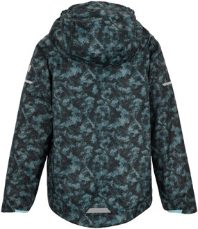 Regatta Kinderen Lever II Gekras Camouflage Waterdichte Jas (China Blauw) - maat 11-12J / 146-152cm