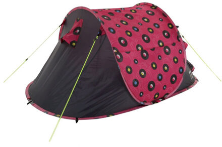 Regatta Malawi vinyl record 2 persoons pop-up tent - maat One size Roze