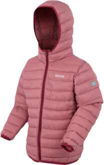 Regatta Marizion gewatteerde jas met capuchon voor kinderen/Kinderen (Stoffige roos/donkere piment) Lichtroze - 5-6J / 110-116cm