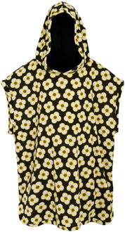 Regatta Meisjes badjas met draaiende bloem van Orla Kiely (Zwart) - 8J / 128cm