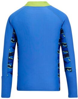 Regatta Meisjes hoku ii camo zwemtop Blauw - 140