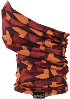 Regatta Multifunctionele halswarmer met opdruk voor kinderen/Kids (Mineraal Rood) - maat