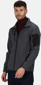 Regatta Opmerkelijk heren arcola 3-laags waterdicht en ademend softshell-jasje Grijs - L