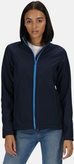 Regatta Opvallende Dames/dames Ablaze Afdrukbaar Soft Shell-jasje (Marine / Frans Blauw) Navy