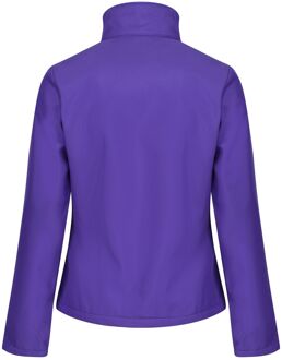 Regatta Opvallende Dames/dames Ablaze Afdrukbaar Soft Shell-jasje (Paars/Zwart) - maat EU 46 / UK 18