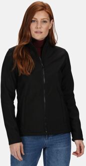 Regatta Opvallende Dames/dames Ablaze Afdrukbaar Soft Shell-jasje (Zwart/Zwart) - EU 46 / UK 18