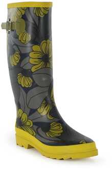 Regatta Orla Kiely hoge wandelschoenen voor dames in grijs-geel - EU 36 / UK 3