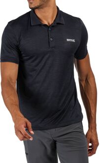 Regatta Poloshirt Remex Ii Heren Polyester Marineblauw Maat S