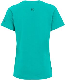 Regatta Professional Dames/Dames Ada Katoenen Stretch T-shirt (Groene wildernis) Groenblauw