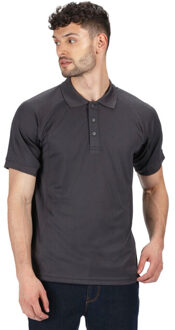 Regatta Professioneel heren coolweave poloshirt met korte mouwen Grijs - XS