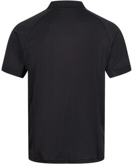 Regatta Professioneel heren coolweave poloshirt met korte mouwen Zwart