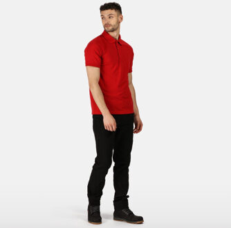 Regatta Professioneel heren klassiek 65/35 poloshirt met korte mouwen Rood - XXXL