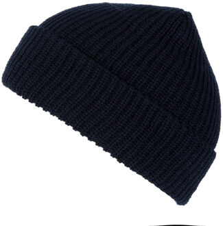Regatta Regatta unisex watch volledig geribbelde winter muts Blauw - One size
