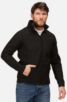 Regatta Roestige heren softshell windbestendige fleece jacket - maat 4XL Zwart