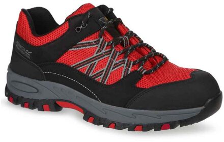 Regatta Sandstone veiligheidstrainers voor volwassenen (Rood/zwart)