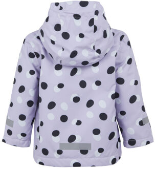 Regatta Shyla de luipaard waterdichte jas voor kinderen/kinderen Paars - 80