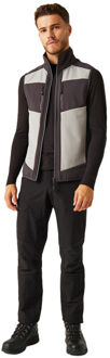 Regatta Softshell bodywarmer met kleurblok voor heren Grijs - XXL / XXXL