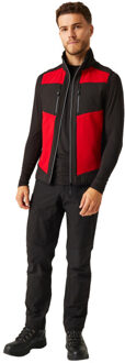 Regatta Softshell bodywarmer met kleurblok voor heren - maat XL Rood