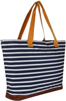 Regatta Stamford Beach Tote Bag (Marinestreep) Navy