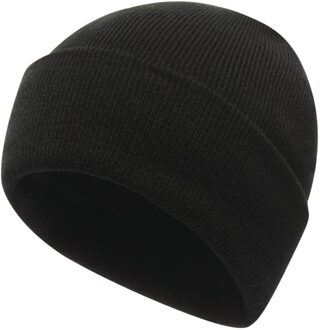 Regatta Standout unisex axton cuffed beanie voor volwassenen Zwart - One Size