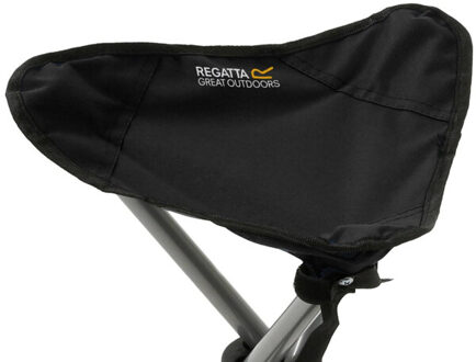 Regatta Ternio lichtgewicht opvouwbaar driepoot camping en wandelkrukje Zwart - One size