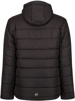 Regatta Thermisch gewatteerd jack voor heren (Zwart/Seal Grijs) - maat 2XL