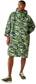 Regatta Uniseks camouflage oversized veranderjas voor volwassenen Groen - XS / S