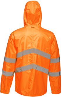 Regatta Unisex Hi Vis Pro Packaway Reflecterende Work Jacket (Oranje) - S