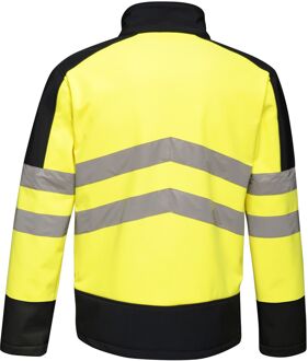 Regatta Unisex Hi Vis Pro Reflective Softshell Work Jacket (Geel/Zwaar) - 3XL