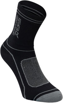 Regatta Unisex Volwassen Waterdichte Crew Sokken (Zwart/Granit)