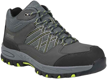 Regatta Veiligheidslaarzen heren zandsteen (Bruyère Grijs/Lime Punch) - EU 42 / UK 8