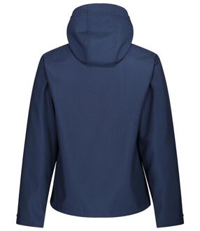 Regatta Venturer Jas met Kap en Zachte Shell Jas voor heren (Marine / Frans Blauw) Navy - 3XL