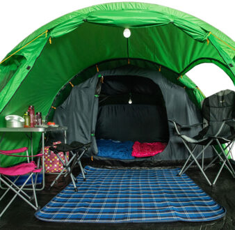 Regatta Vester 4 mans tunneltent Groen - One size