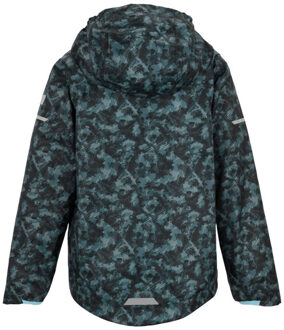 Regatta Waterdicht kinder/kinderjack lever ii scratched camo Blauw - 104