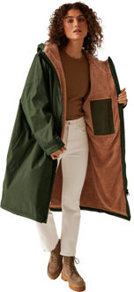 Regatta Waterdichte fleece gevoerde luierjas voor volwassenen Groen - S / M