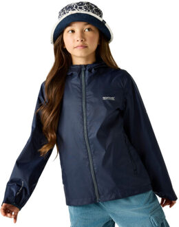 Regatta Waterdichte shell jas met hendel voor kinderen Blauw - 146/152