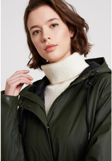 Regen jas dames - maat M / L Groen