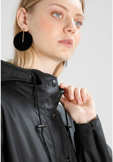Regen jas dames - maat XS / S Zwart