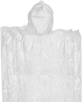 Regen poncho voor kinderen wit