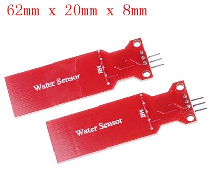 Regen Waterniveausensor Water Droplet Detectie Diepte Voor Arduino Compatibel Met 2560 2 Stuks 40Mm X 16mm