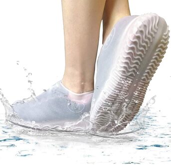 Regenachtige Waterdichte Schoen Cover Siliconen Materiaal Unisex Schoenen Beschermers Regen Laarzen Outdoor Waterdichte Non-Slip Dragen Voet Cover