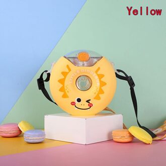 Regenboog Cartoon Waterkoker Van 380Ml Donut Siliconen Ketel Kan Worden Te Dragen geel